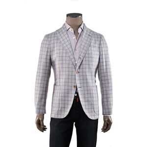 Sartorio Checked Cashmere Sport Jacket